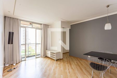 Sala de apartamento para alugar com 2 quartos, 69m² em Vila Valparaíso, Santo André