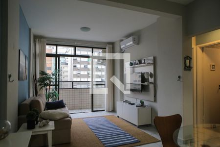 Sala de apartamento para alugar com 1 quarto, 70m² em José Menino, Santos