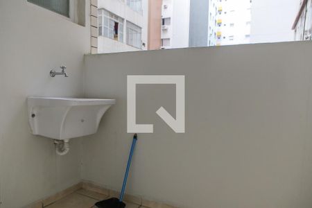 Lavanderia de apartamento para alugar com 1 quarto, 70m² em José Menino, Santos