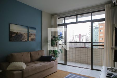 Sala de apartamento para alugar com 1 quarto, 70m² em José Menino, Santos