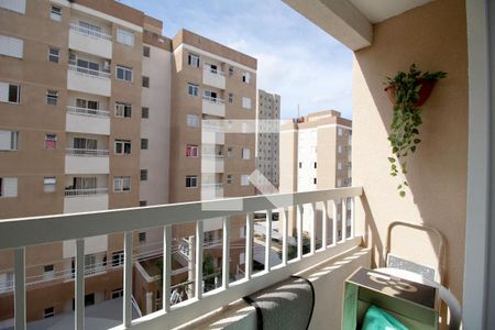 Varanda da Sala de apartamento para alugar com 2 quartos, 60m² em Jardim das Magnólias, Sorocaba
