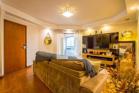Sala de apartamento para alugar com 3 quartos, 98m² em Vila Valparaíso, Santo André