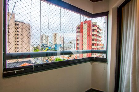 Varanda da sala de apartamento para alugar com 3 quartos, 98m² em Vila Valparaíso, Santo André