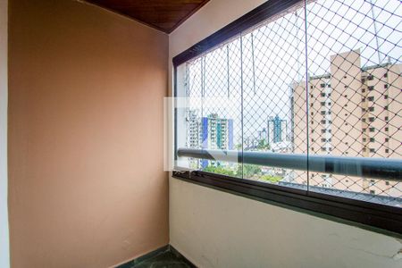 Varanda da sala de apartamento para alugar com 3 quartos, 98m² em Vila Valparaíso, Santo André