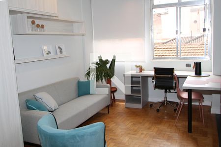 Sala de apartamento à venda com 1 quarto, 49m² em Vila Mariana, São Paulo