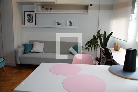 Sala de apartamento à venda com 1 quarto, 49m² em Vila Mariana, São Paulo