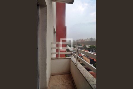 Varanda da Sala de apartamento para alugar com 2 quartos, 59m² em Jardim, Santo André