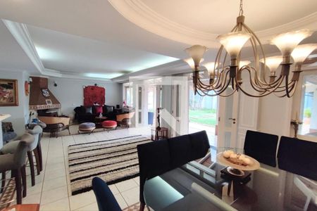 Sala de jantar de casa de condomínio à venda com 5 quartos, 480m² em Jardim Madalena, Campinas