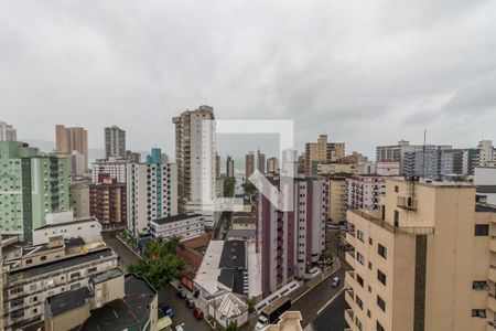 Vista da varanda de apartamento para alugar com 2 quartos, 115m² em Guilhermina, Praia Grande