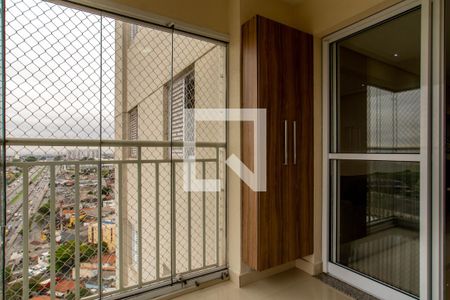 Varanda da Sala de apartamento para alugar com 2 quartos, 75m² em Vila Augusta, Guarulhos