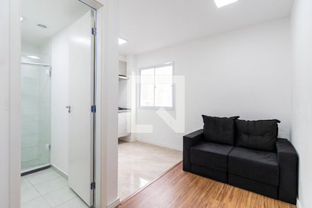 Sala e Cozinha de apartamento para alugar com 1 quarto, 24m² em Sé, São Paulo