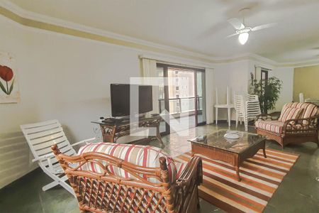 Sala de Estar de apartamento para alugar com 4 quartos, 276m² em Pitangueiras, Guarujá