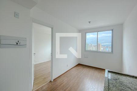 Sala e Cozinha de kitnet/studio para alugar com 1 quarto, 25m² em Brás, São Paulo