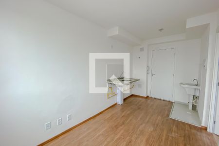 Sala e Cozinha de kitnet/studio para alugar com 1 quarto, 25m² em Brás, São Paulo