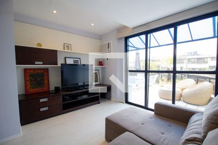 Sala de TV de apartamento à venda com 3 quartos, 183m² em Recreio dos Bandeirantes, Rio de Janeiro