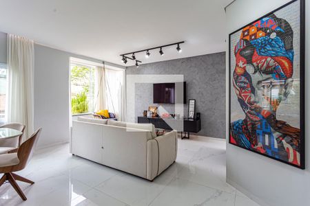 Sala de casa à venda com 3 quartos, 197m² em Vila Alzira, Santo André