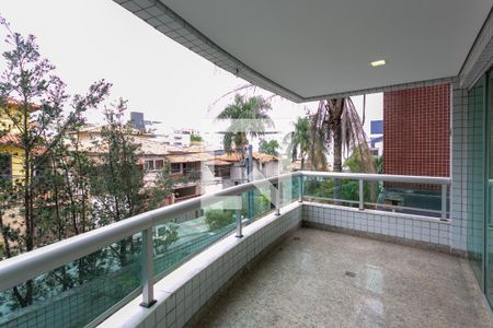 Varanda da Sala de apartamento à venda com 4 quartos, 250m² em Castelo, Belo Horizonte