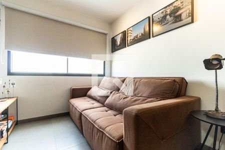 Sala - Sofá de apartamento à venda com 1 quarto, 90m² em Vila Buarque, São Paulo