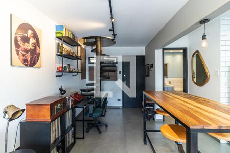 Sala de apartamento à venda com 1 quarto, 90m² em Vila Buarque, São Paulo