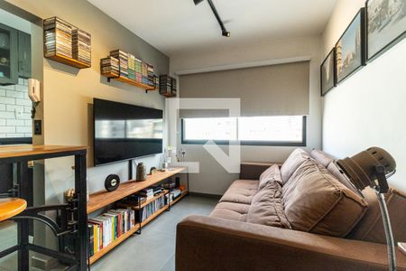 Sala - TV de apartamento à venda com 1 quarto, 90m² em Vila Buarque, São Paulo