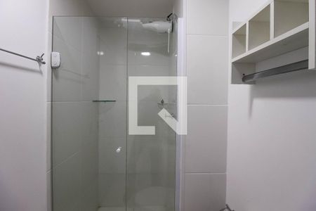 Apartamento para alugar com 28m², 1 quarto e sem vagaBanheiro da Suíte