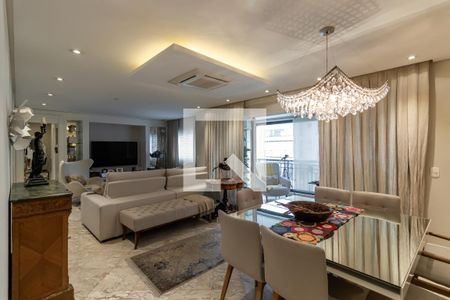 Sala de apartamento para alugar com 2 quartos, 138m² em Indianópolis, São Paulo