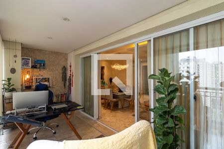 Varanda da Sala de apartamento para alugar com 2 quartos, 138m² em Indianópolis, São Paulo