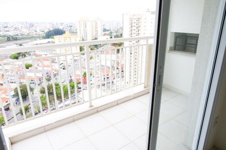 Varanda da Sala de apartamento à venda com 2 quartos, 63m² em Campestre, Santo André