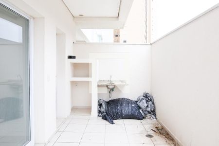 Varanda de apartamento à venda com 3 quartos, 98m² em Campestre, Santo André