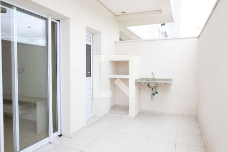 Varanda de apartamento à venda com 3 quartos, 98m² em Campestre, Santo André