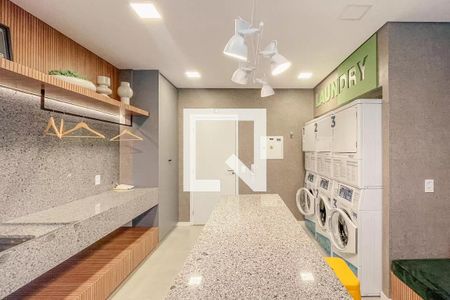 Apartamento para alugar com 33m², 1 quarto e sem vaga Apartamento para alugar com 33m², 1 quarto e sem vagaÁrea comum - Lavanderia
