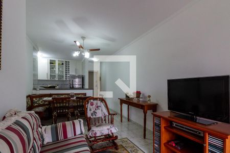 Sala de apartamento para alugar com 2 quartos, 86m² em Vila Tupi, Praia Grande