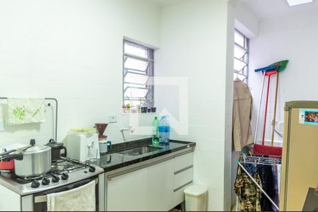 Cozinha e Área de Serviço de apartamento para alugar com 1 quarto, 33m² em Santa Terezinha, São Bernardo do Campo