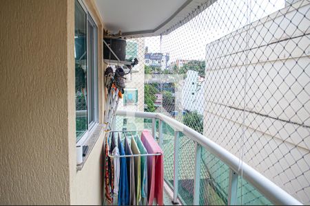 Varanda Sala de apartamento para alugar com 3 quartos, 79m² em Pechincha, Rio de Janeiro