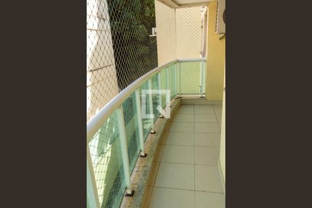 Varanda da sala de apartamento para alugar com 3 quartos, 79m² em Pechincha, Rio de Janeiro