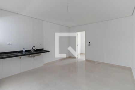 Sala/Cozinha de apartamento à venda com 1 quarto, 38m² em Campo Grande, São Paulo