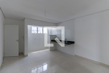 Sala/Cozinha de apartamento à venda com 1 quarto, 38m² em Campo Grande, São Paulo