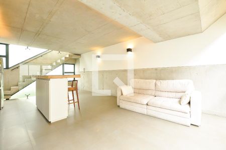 Sala/Cozinha de apartamento para alugar com 1 quarto, 115m² em Vila Madalena, São Paulo