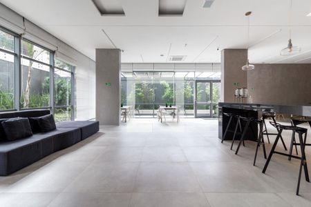 Studio para alugar com 24m², 1 quarto e 1 vaga Studio para alugar com 24m², 1 quarto e 1 vagaSalão de Festas