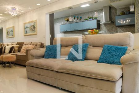 Sala de apartamento para alugar com 3 quartos, 125m² em Jardim São Caetano, São Caetano do Sul