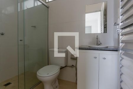Banheiro da Suíte de apartamento para alugar com 1 quarto, 40m² em Barro Preto, Belo Horizonte