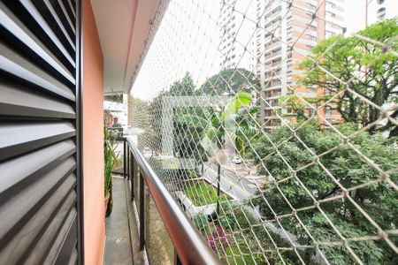 Varanda da Suíte 1 de apartamento à venda com 3 quartos, 131m² em Jardim Paulista, São Paulo