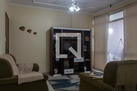 Sala de apartamento para alugar com 4 quartos, 90m² em Pitangueiras, Guarujá