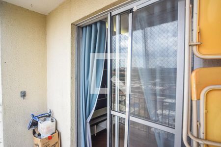 Varanda da Sala de apartamento para alugar com 2 quartos, 62m² em Jardim Guairaca, São Paulo