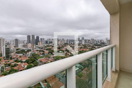 Varanda de kitnet/studio à venda com 1 quarto, 50m² em Brooklin Paulista, São Paulo