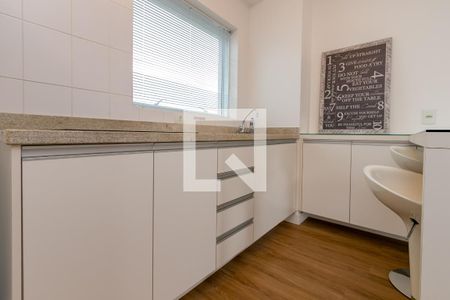 Studio à venda com 50m², 1 quarto e 1 vagaVaranda