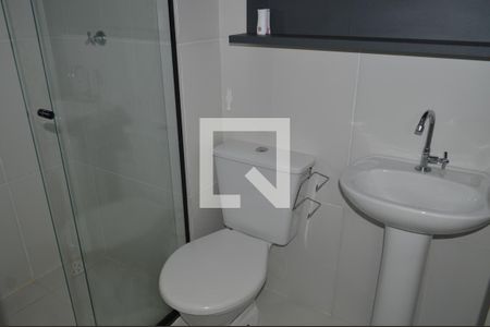 Banheiro de apartamento à venda com 1 quarto, 27m² em Sé, São Paulo