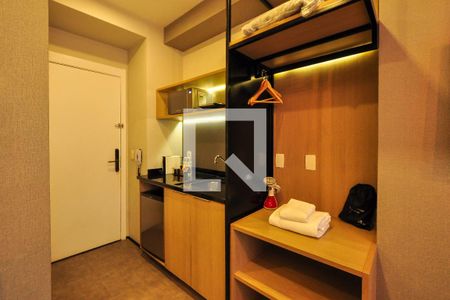 Studio para alugar com 23m², 1 quarto e sem vagaCozinha