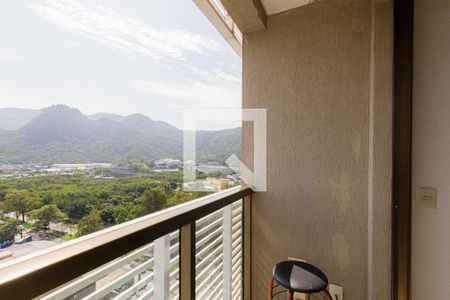 Varanda da Sala de kitnet/studio para alugar com 1 quarto, 38m² em Jacarepaguá, Rio de Janeiro