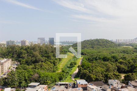 Vista da Varanda da Sala de kitnet/studio para alugar com 1 quarto, 38m² em Jacarepaguá, Rio de Janeiro